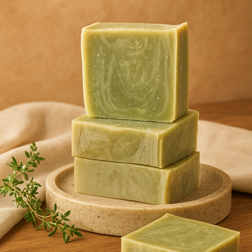 Minty Breeze - Eucalyptus & Spearmint Botanical Soap infused with Peppermint Leaf