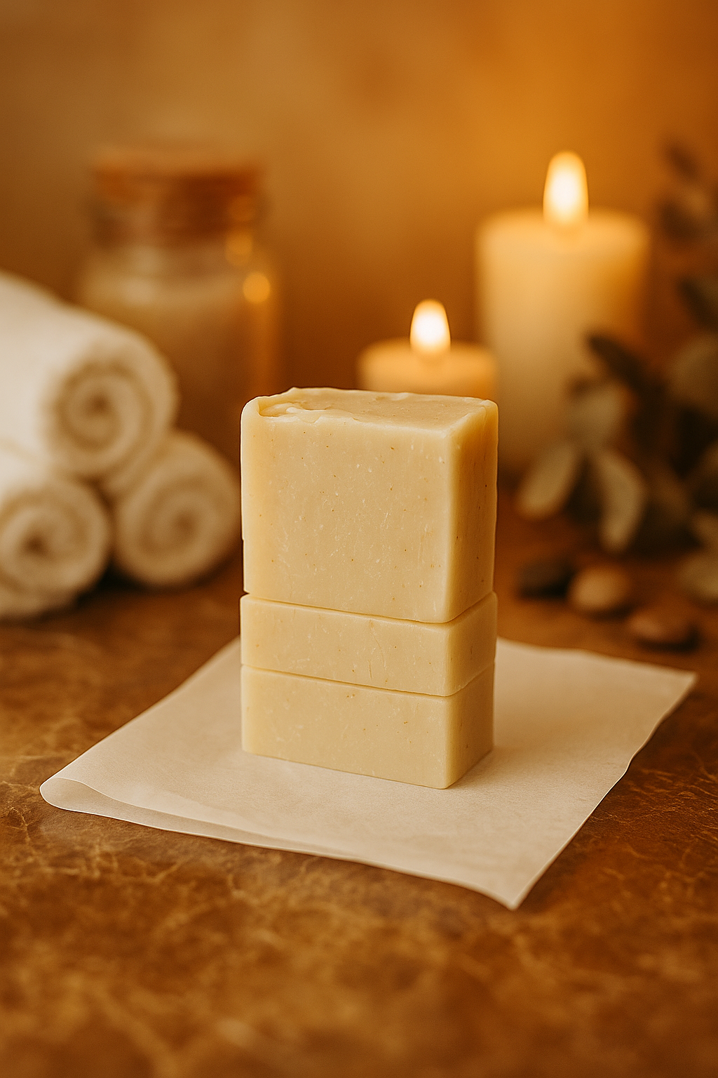Gentle Bubbles Botanical Soap infused with Calendula , Chamomile and Lavender flowers